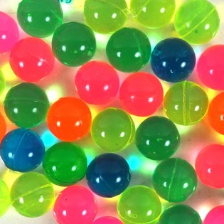 Colored Bouncy Balls 4 cm (100 pcs)