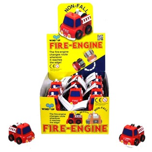 Wind-Up Fire Truck with Anti-Fall Function (24 pcs)