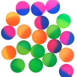 Small Bouncy Balls in Jar - 2.7 cm (144 pcs)