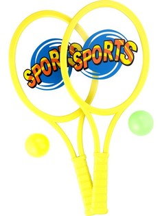 2 RACKETS WITH BALLS