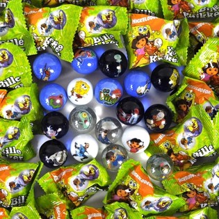 LICENSE marbles - NICKELODEON DORA SPONGEBOB, AVATAR (96ST).