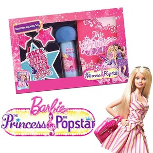 BARBIE PRINCESS & POPSTAR bath set (6 pcs.)