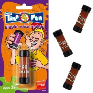 SMIFFY'S GIGGLE NOISE STICK ON CARD (12 pcs.)