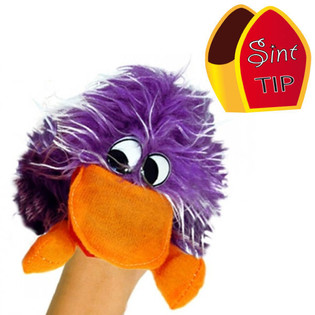PLUSH Hand Puppet / CRAZY BIRD (12st).