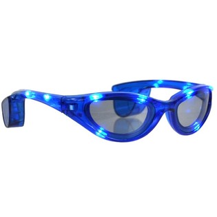 LED SUNGLASSES - COLOR: BLUE (12st).