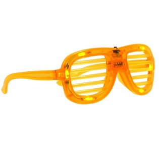 SHUTTER SHADES GLASSES WITH LIGHT - COLOR: YELLOW (12st).