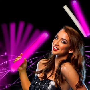 LED FOAM ONLY COLOR - PARTY BAR - ROSE (24st).