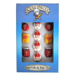 Sinterklaas Edible Cupcake Decorations (12 pcs)