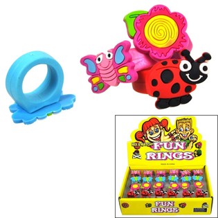 CHILDREN RINGS IN DISPLAY - MODEL: INSECTS (24st).
