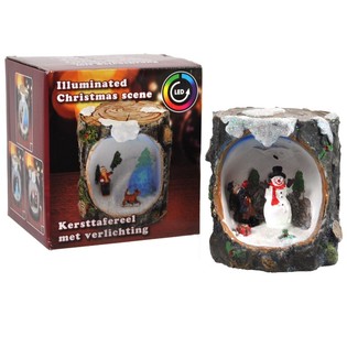 Christmas scene with LED LIGHTS (6 pcs.)
