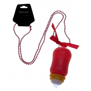 LUMINOUS BABY BOTTLE ON CHAIN (24st).