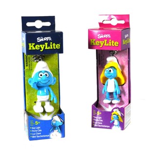 SMURFS FLASHLIGHT KEYCHAIN IN GIFT BOX (2 pcs)