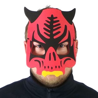 DEVIL MASK FOAM (6 pcs.)