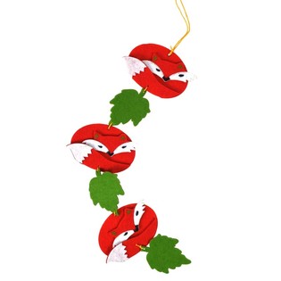 Decorative Hanging Ornament - Model: Fox (12 pcs)