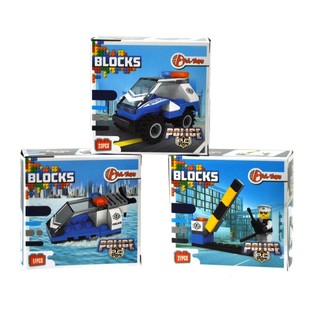 Bricks Building Blocks - Police Series (11 pcs)
