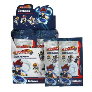 BEYBLADE TATTOO STICKERS IN DISPLAY (100st).