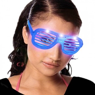 SHUTTER SHADES GLASSES WITH LIGHT (24st).