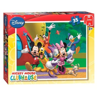 JUMBO PUZZLE DISNEY MICKEY MOUSE CLUBHOUSE GROUP PHOTO 35 PIECES (5 pcs.)