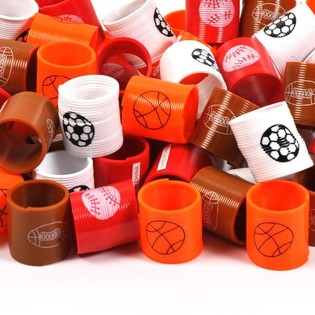Sports Mini Slinky Springs - Lucky Dip Toys (10 pcs)