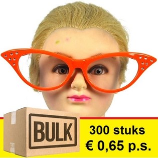 ***BULK DEAL*** LARGE ORANGE PARTY GLASSES (300 pcs.)