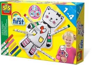 SES My First - Color-in Plush Cat (1 pc.)