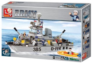 Sluban Army Destroyer Torpedo Boat M38-B0125 (1 pc.)