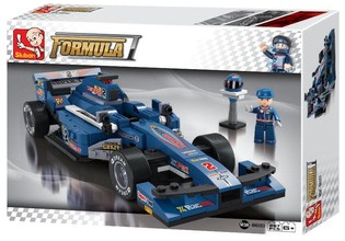 Sluban F1 Racing Car Blue M38-B0353 (1 pc.)