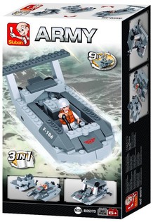 Sluban Landing Vessel 3in1 M38-B0537D (1st.)