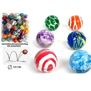 MIX PART EARBING BALLS - Ø 3.6 CM. (48st.)