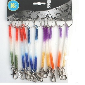 KEY RINGS WITH STRETCHABLE CORD (12pcs)