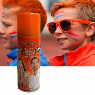 ORANGE HAIR SPRAY, WASHABLE (24 pcs)