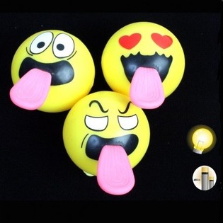 MERRY LUMINOUS BALL BEADS WITH TONGUE (12pcs)
