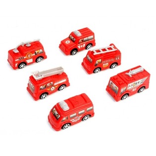 PULL BACK FIREMAN AND AMBULANCE VEHICLES (24st.)