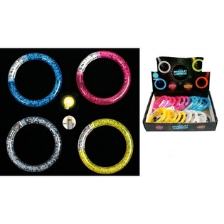 LUMINOUS LED BRACELETS IN DISPLAY (24pcs)