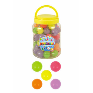 GLOW IN THE DARK BALL STOOLS Ø3.3 CM. IN POT (72st.)