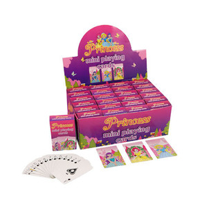 MINI PLAYING CARDS - MODEL: PRINCESS IN DISPLAY (24st.)