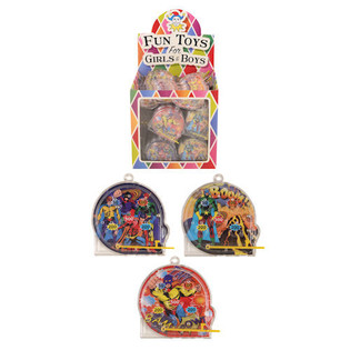 Lucky Dip Mini Pinball Game Super Heroes in Display (108 pcs)