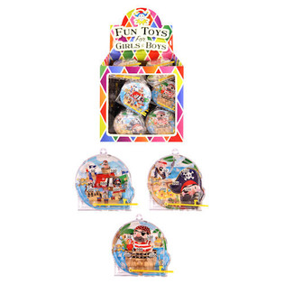 Pirate Mini Pinball Game for Lucky Dip in Display Box (108 pcs)