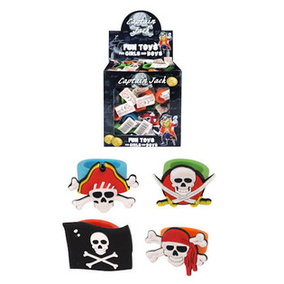 Children's Rings Model: Colored Pirates in Display (156 pcs)