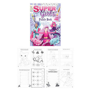 SUPER GIRLS PUZZLE BOOK (48pcs)