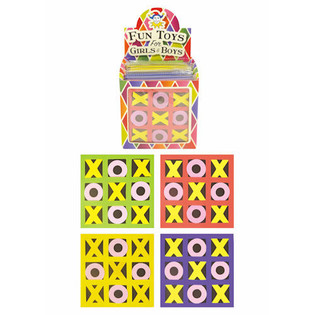 Foam Tic Tac Toe Game in Display (30 pcs)