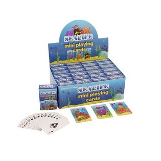 Mini Playing Cards – Sea Life Model in Display (24 pcs)