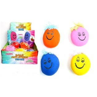 CHEERFUL BIG KNEEDBALLS / STRESS BALLS IN DISPLAY (12pcs)