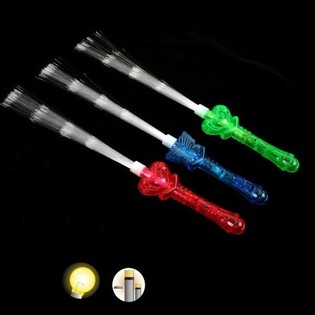 LARGE LUMINOUS FIBER STICKS, 40 Cm. Long (48st.)