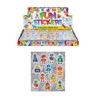 FUN STICKERS – MODEL: ROBOTS (120 pcs)