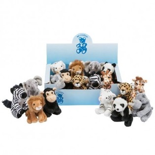 SHOWER ZOO ANIMALS IN DISPLAY (18pcs)