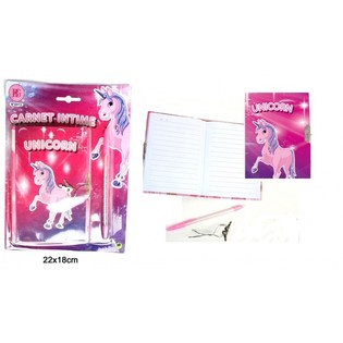 UNICORN / UNICORN NOTEBOOK WITH LOCK + PEN (24pcs)