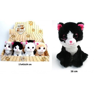 PLUSH KIT, MIX DESIGN 16 CM. HIGH IN DISPLAY (12st.)