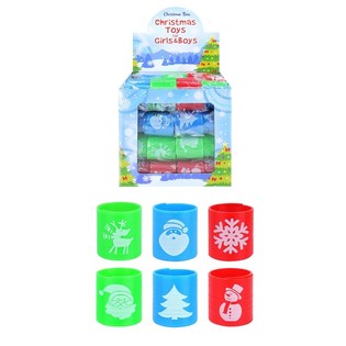 MINI CHRISTMAS SPIRALS Ø3.5 CM. IN DISPLAY (60st.)