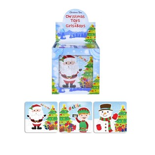 PUZZLE - CHRISTMAS, 13 x 12 Cm. IN DISPLAY (108st.)